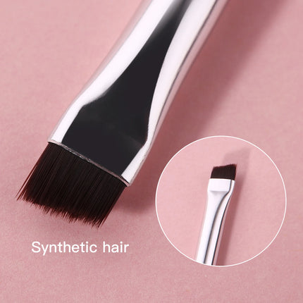 Professional Black Eyebrow & Eyeliner Makeup Brush