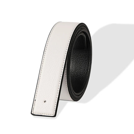 Ceinture de luxe en cuir véritable pour homme