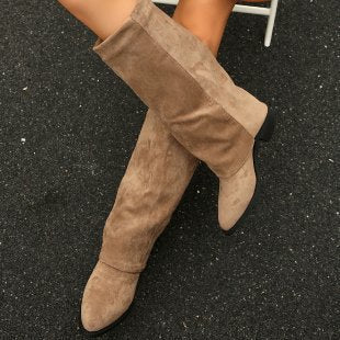 Bota vaquera de tacón grueso de talla grande Knight Frye