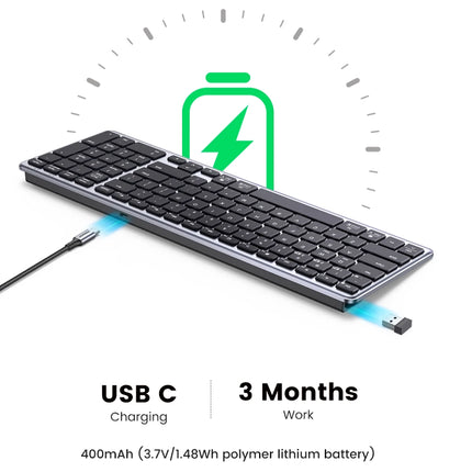 Wireless Bluetooth 5.0 Keyboard