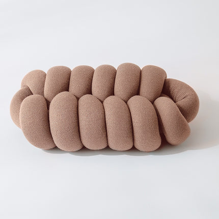 Coussin luxueux en tube tressé sans couture nordique - Parfait pour la maison et le bureau