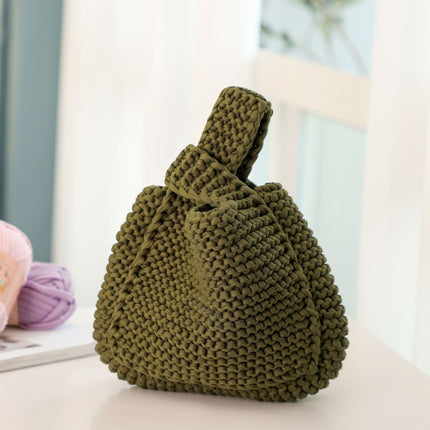 Fabric Thread Handmade Diy Woven Handbag Material Bag - Wnkrs