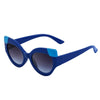 Lentes azules y grises