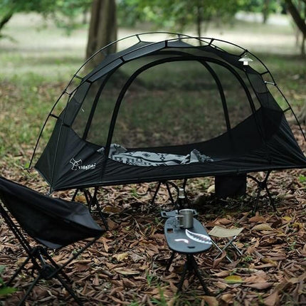 Lightweight Single Person Outdoor Camping Bed Tent with Mosquito Net and Aluminum Poles - Wnkrs