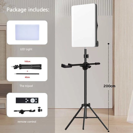 Kit d'éclairage LED pour studio photo 200 cm