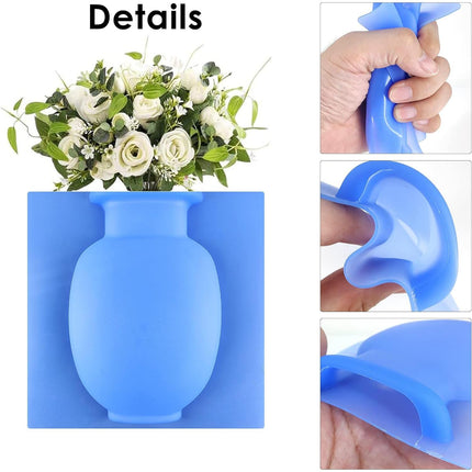 Modern Silicone Suction Cup Wall Vase