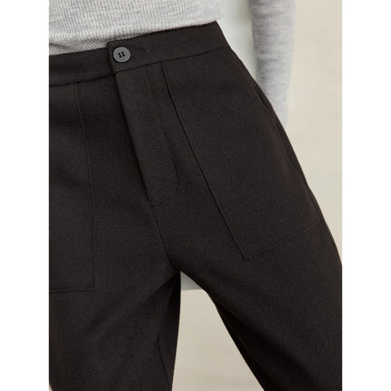 Pantalones casuales ajustados y elegantes de cintura alta para mujer