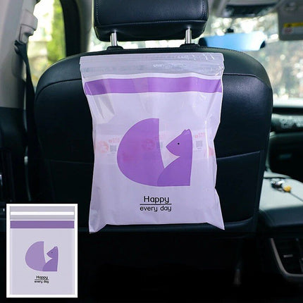 Waterproof Disposable Car Trash Bag with Strong Adhesive - Wnkrs