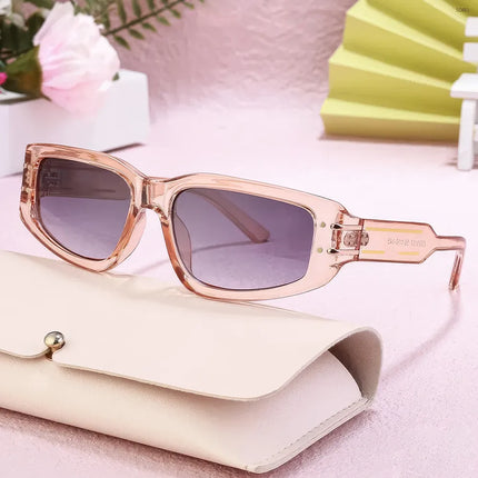 Lunettes de soleil rectangulaires tendance pour femmes