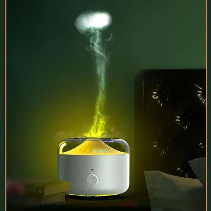 Intelligent Smoke Ring Aromatherapy Diffuser & Humidifier with Colorful Night Light - Wnkrs