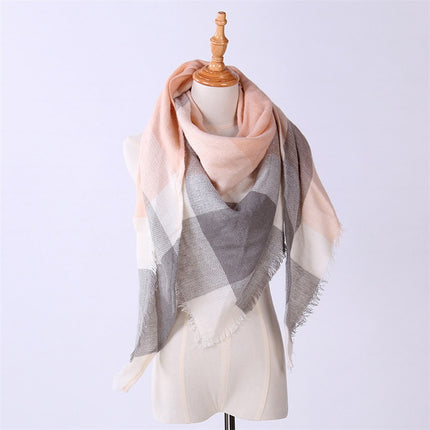 Women's Autumn Plaided Scarf - Wnkrs