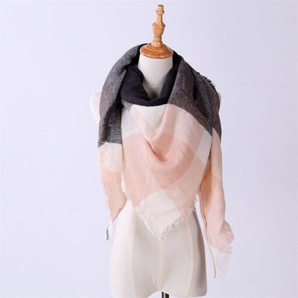 Women's Autumn Plaided Scarf - Wnkrs