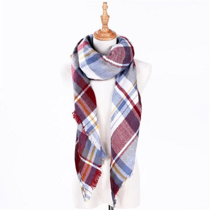 Women's Autumn Plaided Scarf - Wnkrs