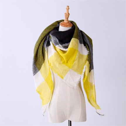 Women's Autumn Plaided Scarf - Wnkrs