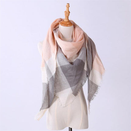 Women's Autumn Plaided Scarf - Wnkrs