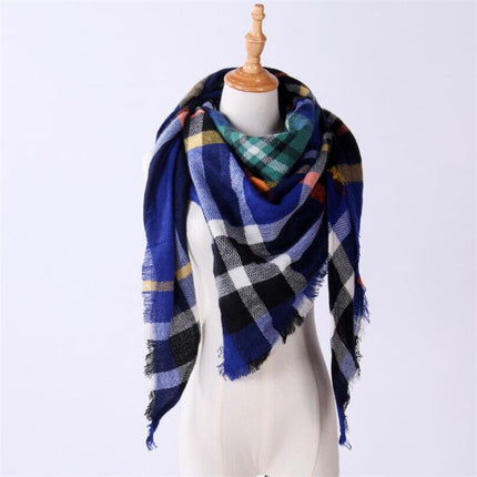 Women's Autumn Plaided Scarf - Wnkrs