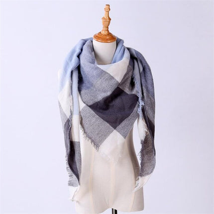 Women's Autumn Plaided Scarf - Wnkrs