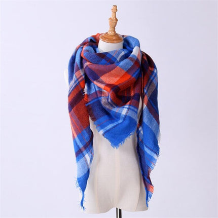 Women's Autumn Plaided Scarf - Wnkrs