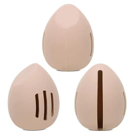 Compact Silicone Makeup Sponge Holder - Dustproof and Breathable Beauty Blender Case - Wnkrs