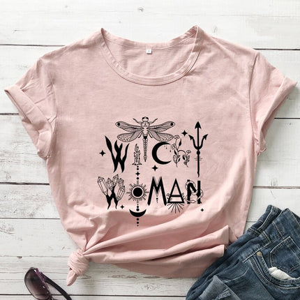 Women's Witchy Cotton T-Shirt - Wnkrs