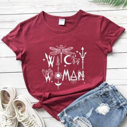 Women's Witchy Cotton T-Shirt - Wnkrs