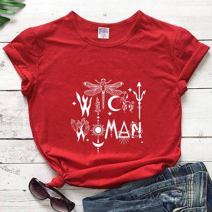 Women's Witchy Cotton T-Shirt - Wnkrs