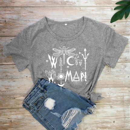 Women's Witchy Cotton T-Shirt - Wnkrs