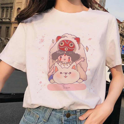 Kawaii Girls Print T-Shirt - Wnkrs