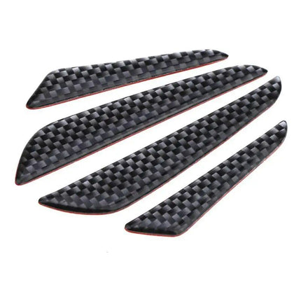 Universal Carbon Fiber Car Door Edge Guard Strips (4 Pcs) - Wnkrs