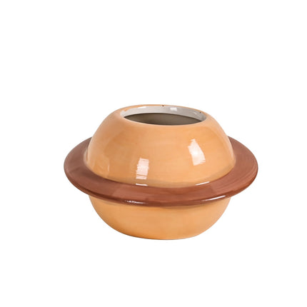 Mini Planet Shape Ceramic Succulent Flower Pot