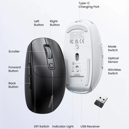 Wireless Gaming Mouse 5000 DPI