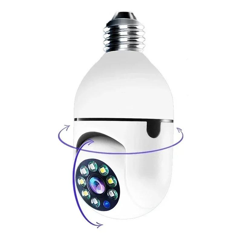 E27 Bulb Camera with 4X Digital Zoom