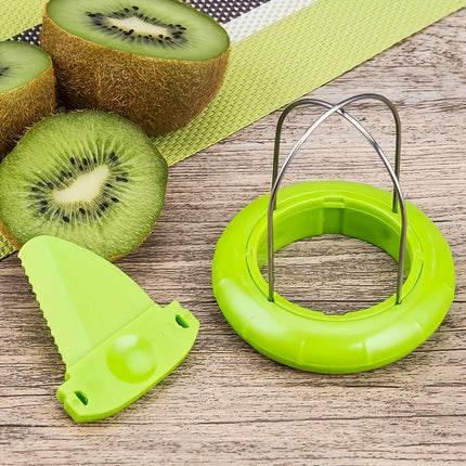 Herramienta para pelar y cortar kiwis