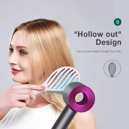 Hollow Out Hair Brush Scalp Massage Comb - Wnkrs