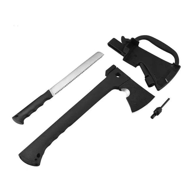 Multifunctional Stainless Steel Outdoor Axe with Lifesaving Whistle - Wnkrs