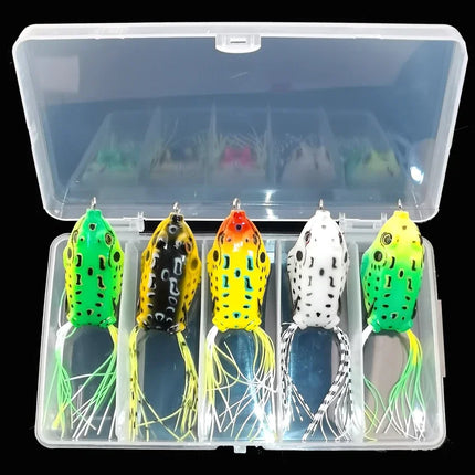 Ensemble de leurres souples Topwater Frog