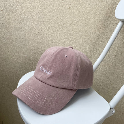 Casquette de baseball brodée avec lettres vintage