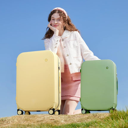 Valise de voyage élégante à roulettes : valise à roulettes de 18 pouces pour cabine à 24 pouces pour cabine d'enregistrement