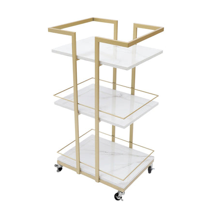 3-Tier Metal Rolling Cart - Wnkrs