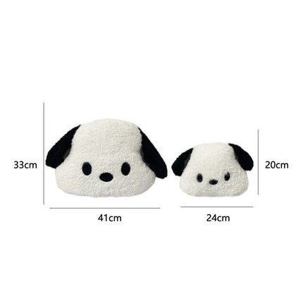 Plush Pochacco Anime Car Headrest & Lumbar Support Pillow - Wnkrs