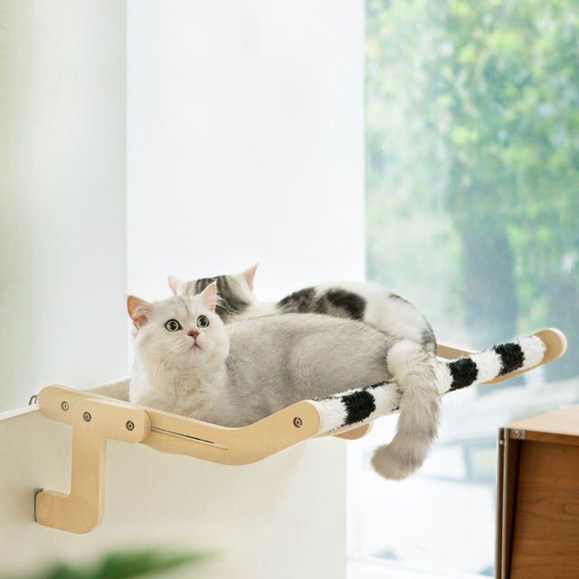 Dual Cat Window Perch Hammock