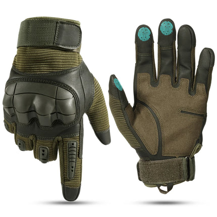 Gants tactiques à écran tactile et doigts longs