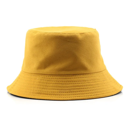 Chapeau bob réversible classique en coton noir – Casquette de soleil décontractée pour les aventures en plein air