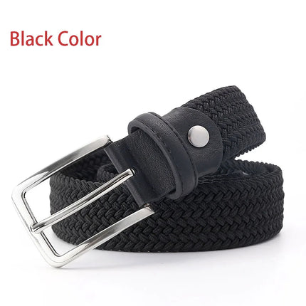 Ceinture élastique tressée extensible pour homme