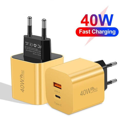 40W Quick Charge PD 4.0 USB-C Wall Adapter - Wnkrs