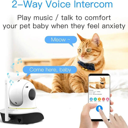 1080P Wireless Pet Camera with Interactive Laser Toy - Wnkrs