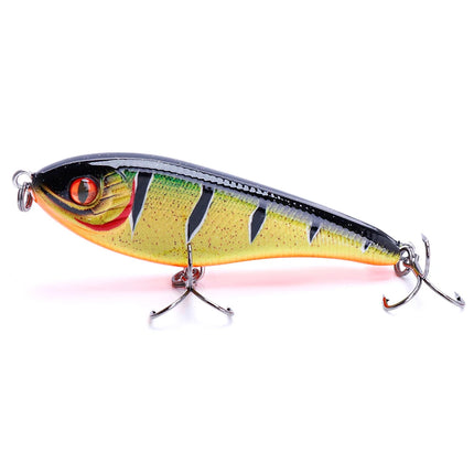 Leurre de pêche Jerkbait à immersion lente de 68 mm