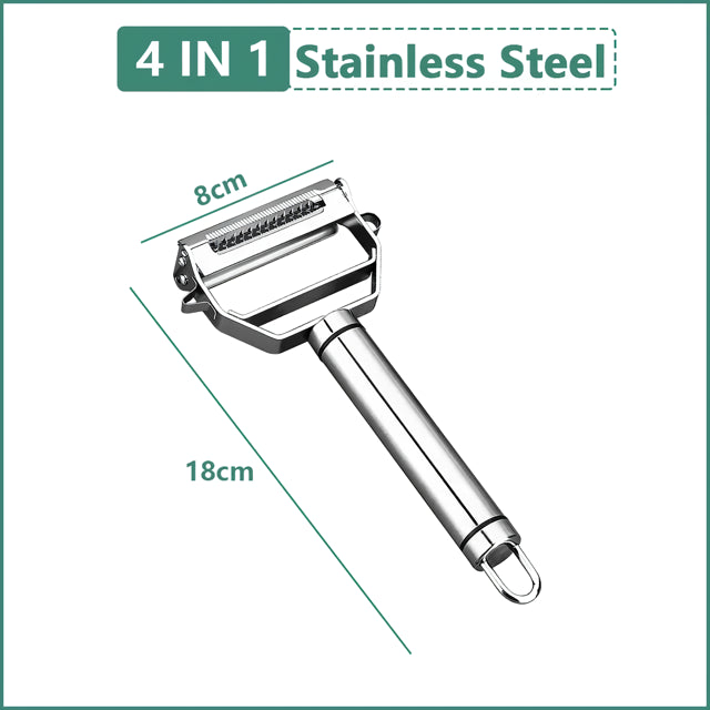 Pelador y rebanador multifunción de acero inoxidable