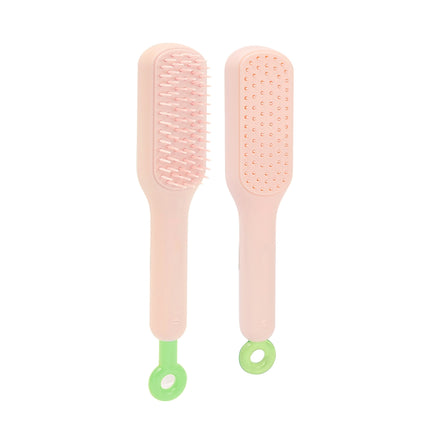 Brosse à cheveux de massage antistatique autonettoyante