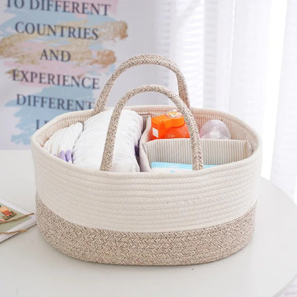 Eco-Friendly Infant & Kitchen Multi-Use Storage Basket